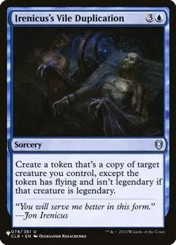 Irenicus's Vile Duplication Regular - The List MTG-NM - Image 1