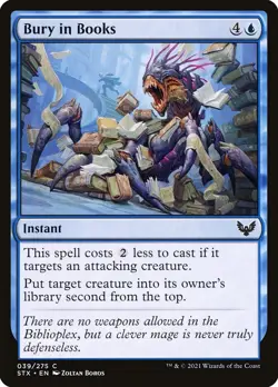 Bury in Books Strixhaven School of Mages 39/275 MTG Magic The Gathering Mint - Image 5
