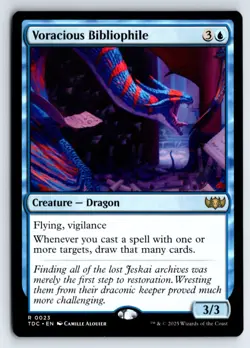 Voracious Bibliophile -Commander: Tarkir: Dragonstorm - Image 1