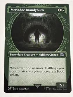 MTG Lord of the Rings Meriadoc Brandybuck Showcase 0314 NM - Image 1
