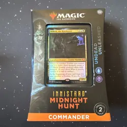 Undead Unleashed Innistrad Midnight Hunt MTG Magic The Gathering Commander Deck - Image 1