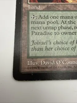 Wizards of the Coast Undiscovered Paradise MTG Visions Land Rare - Image 3