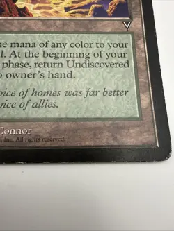 Wizards of the Coast Undiscovered Paradise MTG Visions Land Rare - Image 4