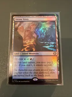 MTG Lorwyn Eclipsed Steam Vents Foil Rare #0267 - Image 1