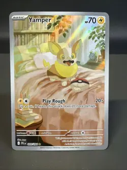 Pokemon TCG Yamper 099/094 Phantasmal Flames Near Mint - Image 1