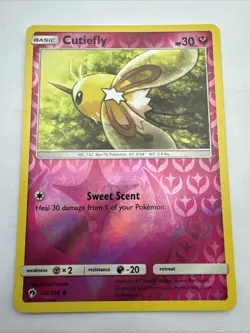 Pokemon Tcg Cutiefly 145/214 - Lost Thunder - Reverse Holo - Image 1