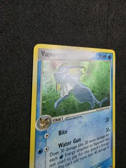 Vaporeon 6/17 Holo Rare POP Series 3 Pokemon HP/DMG - Image 2