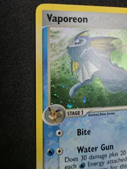 Vaporeon 6/17 Holo Rare POP Series 3 Pokemon HP/DMG - Image 5