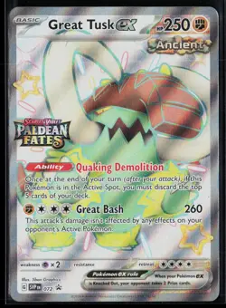 Great Tusk ex 072 Holo Promo Miscellaneous Cards & Products Pokemon NM - Image 1