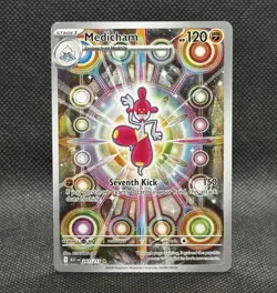 Pokemon Medicham 241/217 Ascended Heroes Illustration Rare Full Art Holo 2026 NM - Image 1
