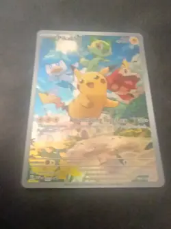 Pokemon Pikachu TCG Scarlet & Violet Promo #27 Full Art Holofoil - Image 2
