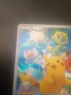 Pokemon Pikachu TCG Scarlet & Violet Promo #27 Full Art Holofoil - Image 4