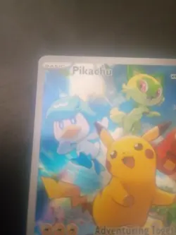 Pokemon Pikachu TCG Scarlet & Violet Promo #27 Full Art Holofoil - Image 5