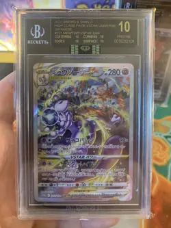 Pokemon VSTAR Universe Charizard & Mewtwo Vstar BGS 10 Black Label + Diamond Set - Image 2