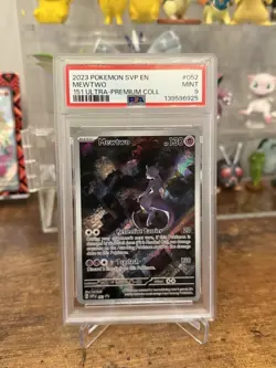 Pokemon Mewtwo 052 PSA 9 151 Ultra Premium Collection SVP EN MINT - Image 1