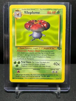 Vileplume 31/64 Rare Pokemon 1999 Jungle - MP - Image 1
