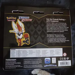 Pokemon Crown Zenith CINDERACE Pin Collection 3 Pack Blister FACTORY SEALED - Image 3