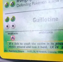 POKEMON PINSIR 9/64 HOLO RARE JUNGLE MP-HP - Image 4
