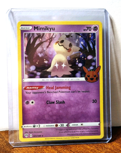 POKEMON MIMIKYU 081/189 HOLO RARE TRICK OR TRADE HALLOWEEN LP-NM - Image 3