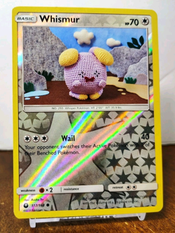 POKEMON WHISMUR 117/168 REVERSE HOLO CELESTIAL STORM MP-LP AMIGURUMI ASAKO ITO - Image 1