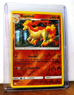 POKEMON RAPIDASH 24/236 REVERSE HOLO COSMIC ECLIPSE NM NEAR MINT - Image 5