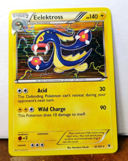 POKEMON EELEKTROSS 41/101 HOLO RARE NOBLE VICTORIES LP-NM - Image 1