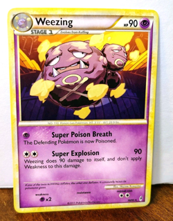 POKEMON WEEZING 38/95 NON-HOLO RARE CALL OF LEGENDS NM NEAR MINT - Image 1