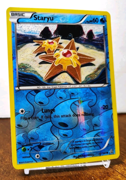 POKEMON STARYU 32/160 REVERSE HOLO PRIMAL CLASH MP TOMOKAZU KOMIYA - Image 1