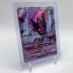 Pokemon Dawn Wings Necrozma GX 143/156 - Full Art SM Ultra Prism Holo Rare (LP) - Image 1