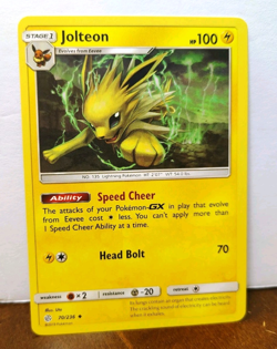 POKEMON JOLTEON 70/236 COSMIC ECLIPSE LP - Image 1