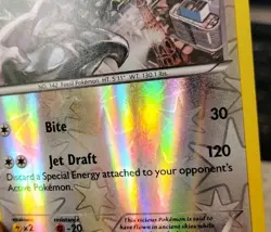 POKEMON AERODACTYL 76/124 REVERSE HOLO RARE FATES COLLIDE LP GREAT ART - Image 5