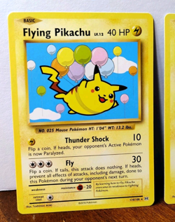 POKEMON FLYING PIKACHU 110/108 & SURFING PIKACHU 111/108 SECRET RARES EVOLUTIONS - Image 2