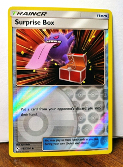 POKEMON SURPRISE BOX 187/214 REVERSE HOLO UNBROKEN BONDS GENGAR LP-NM - Image 1