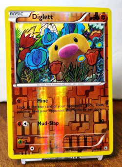 POKEMON DIGLETT 38/83 REVERSE HOLO GENERATIONS MP-HP TOMOKAZU KOMIYA - Image 1
