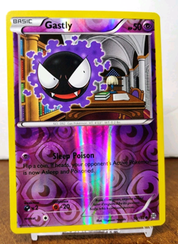 POKEMON GASTLY 58/162 REVERSE HOLO BREAKTHROUGH LP-NM - Image 1