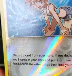 POKEMON MISTY'S DETERMINATION 62/68 REVERSE HOLO HIDDEN FATES MP-LP - Image 5