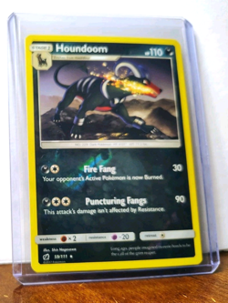 POKEMON HOUNDOOM 59/111 REVERSE HOLO RARE CRIMSON INVASION LP - Image 5