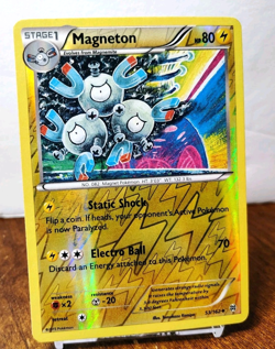 POKEMON MAGNETON 53/162 REVERSE HOLO BREAKTHROUGH MP-LP TOMOKAZU KOMIYA - Image 1