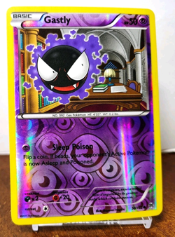 POKEMON GASTLY 58/162 REVERSE HOLO BREAKTHROUGH LP - Image 1