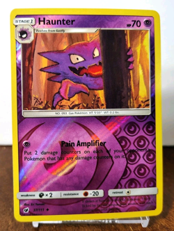 POKEMON HAUNTER 37/111 REVERSE HOLO CRIMSON INVASION LP-NM - Image 1