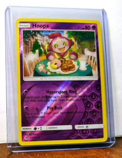 POKEMON HOOPA 54/131 REVERSE HOLO FORBIDDEN LIGHT LP GREAT ART - Image 5