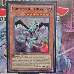 Yu-Gi-Oh! Malefic Stardust Dragon CT08-EN014 2011 Tins Super Rare Holo Limited - Image 1