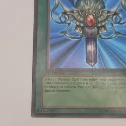 Yu-Gi-Oh Monster Reborn LOB-118 1st Edition Ultra Rare - Light Played Conditions - Image 3