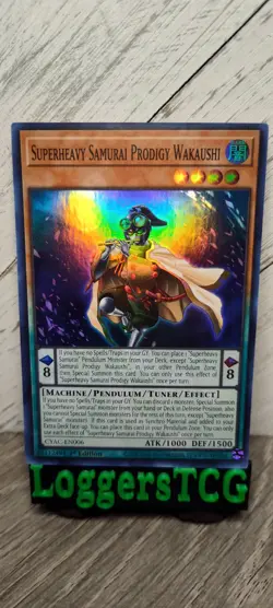 Yu-Gi-Oh! Superheavy Samurai Prodigy Wakaushi / CYAC-EN006 1st Edition NM - Image 1