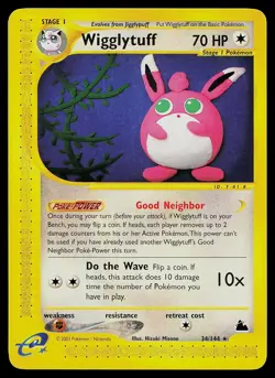 Pokemon Card - Wigglytuff Skyridge 34/144 Rare - Image 1