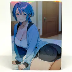 Kingdom Hearts Aqua Goddess Anime Waifu ACG Foil Card - Image 1