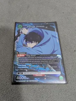 Union Arena-Solo Leveling Release Event & participation card- sung jinwoo - Image 3