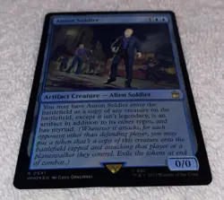 MTG Auton Soldier (Surge 641) FOIL Doctor Who NM Rare Surge CARD - Image 1