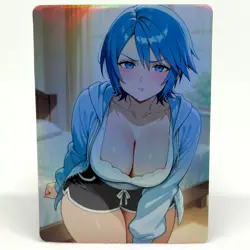 Kingdom Hearts Aqua Goddess Anime Waifu ACG Foil Card - Image 1