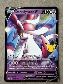 Dark Sylveon v SWSH134 SWSH: Sword & Shield Promo Cards Holo - Image 1